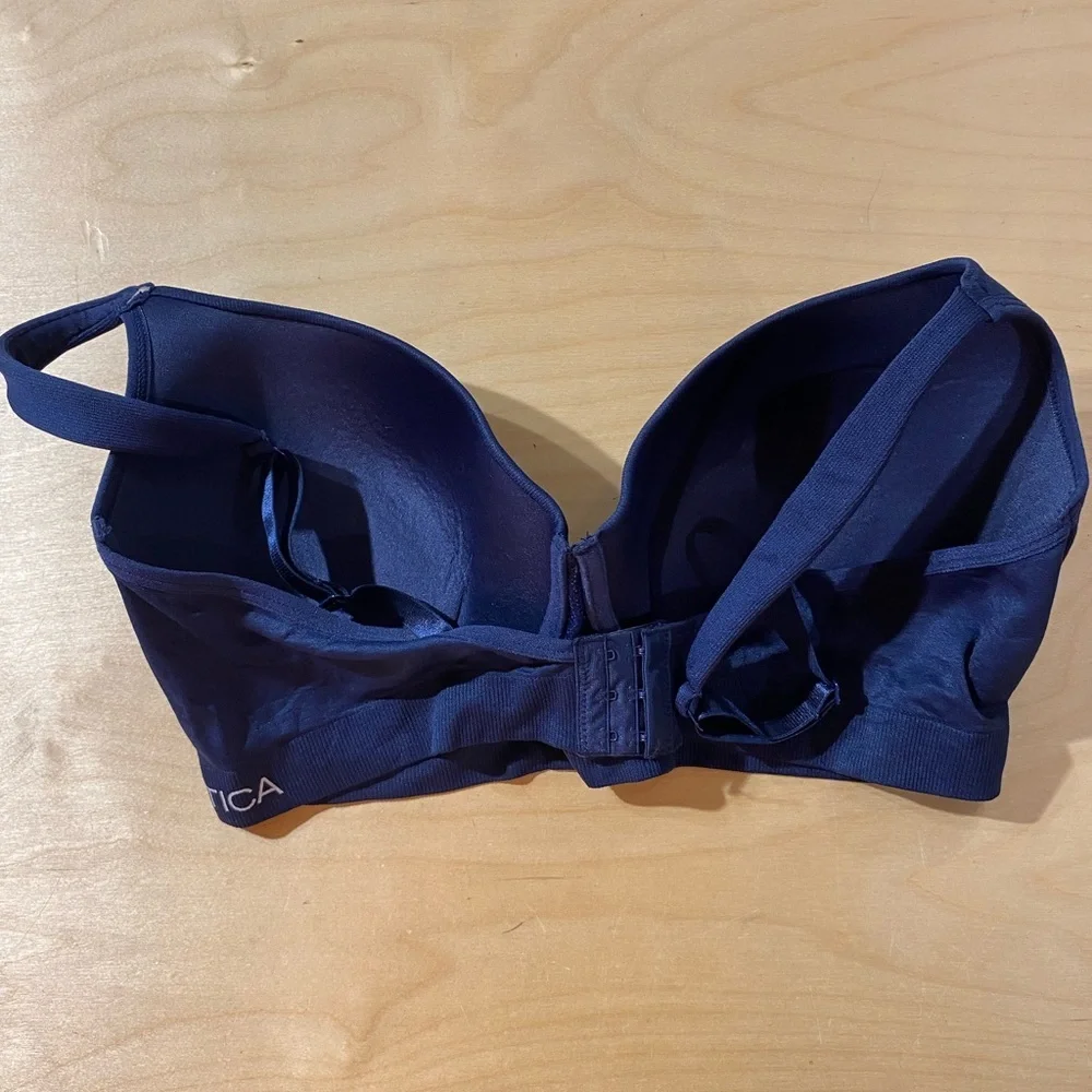 Nautica Women's Deep Blue Underwire Bra 42 D (OO)